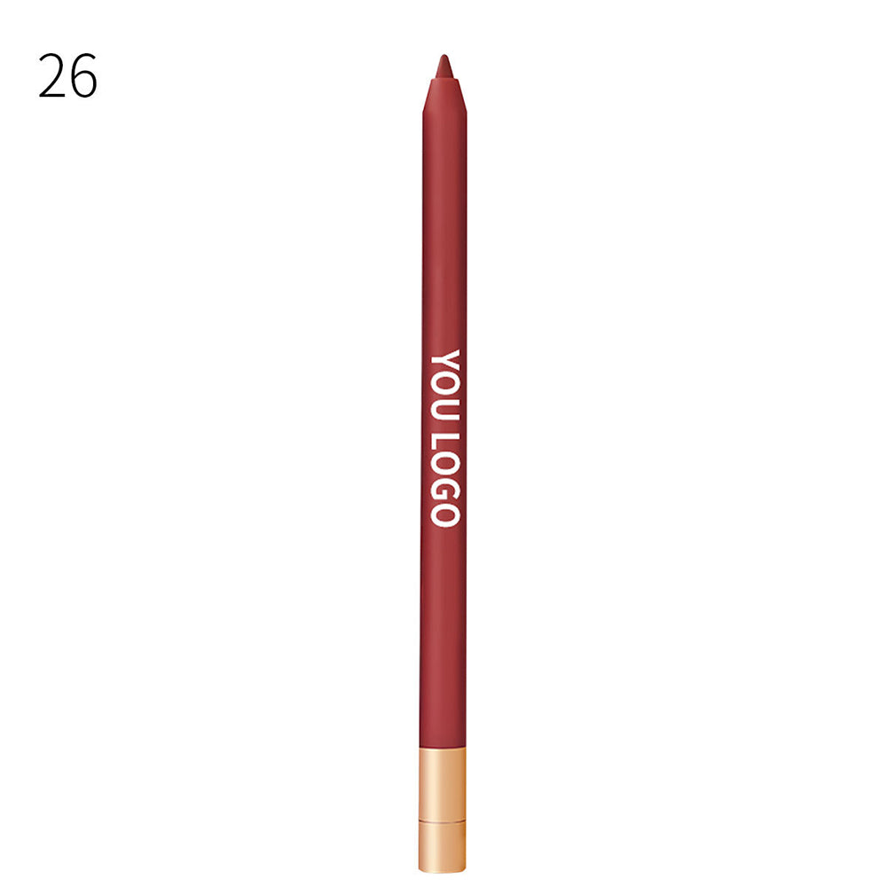 20 Color Matte Lip Liner high pigment Lip Line Pen Nude Long-Lasting Waterproof