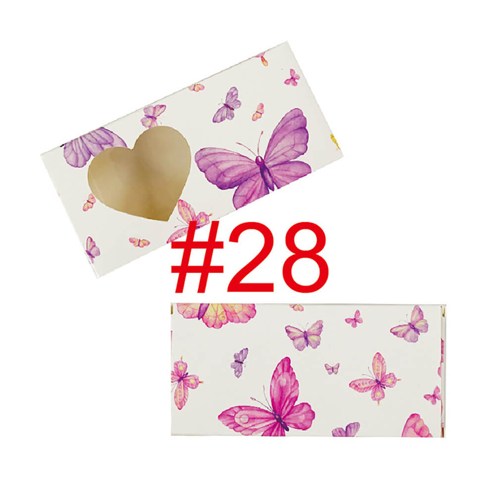 29 color eyelash packaging box storage cardboard gift box high quality