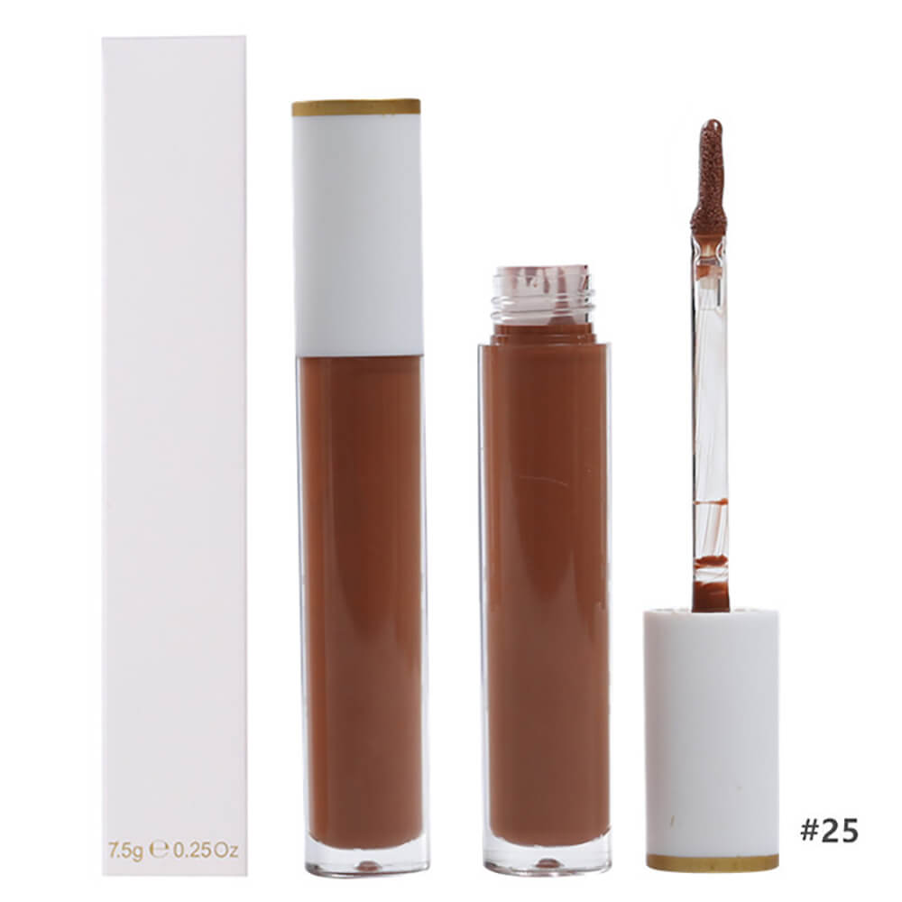 25 color lip gloss jelly nude shimmer long lasting waterproof no logo