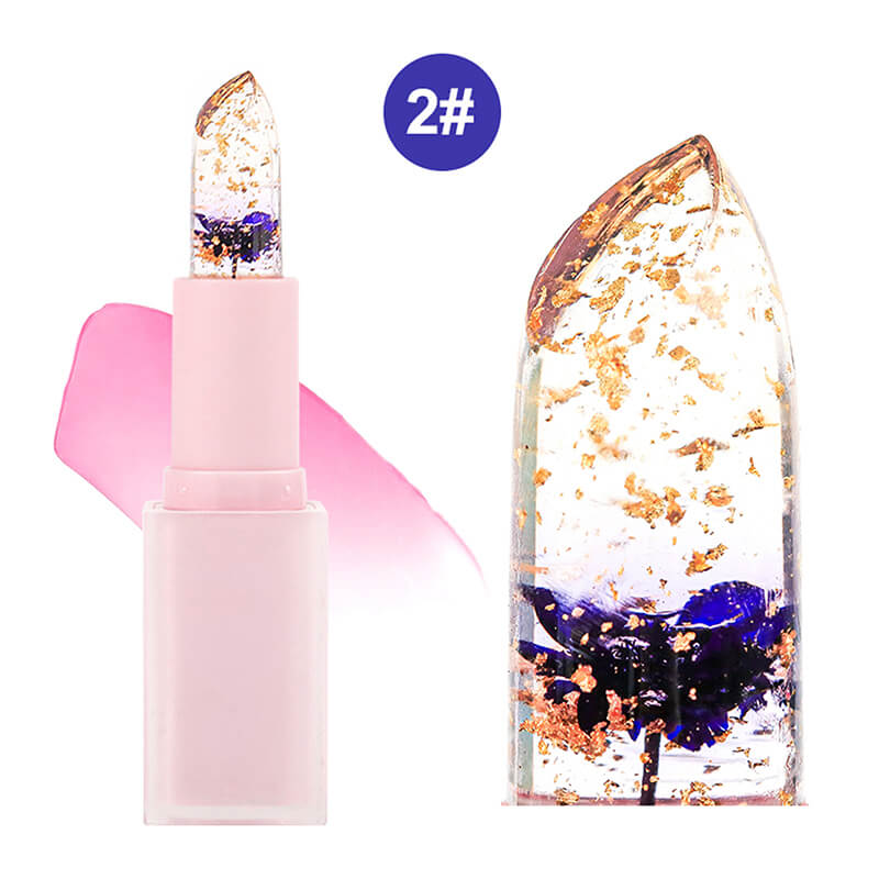 5 color lip balm flower lipstick color change hydrate long lasting