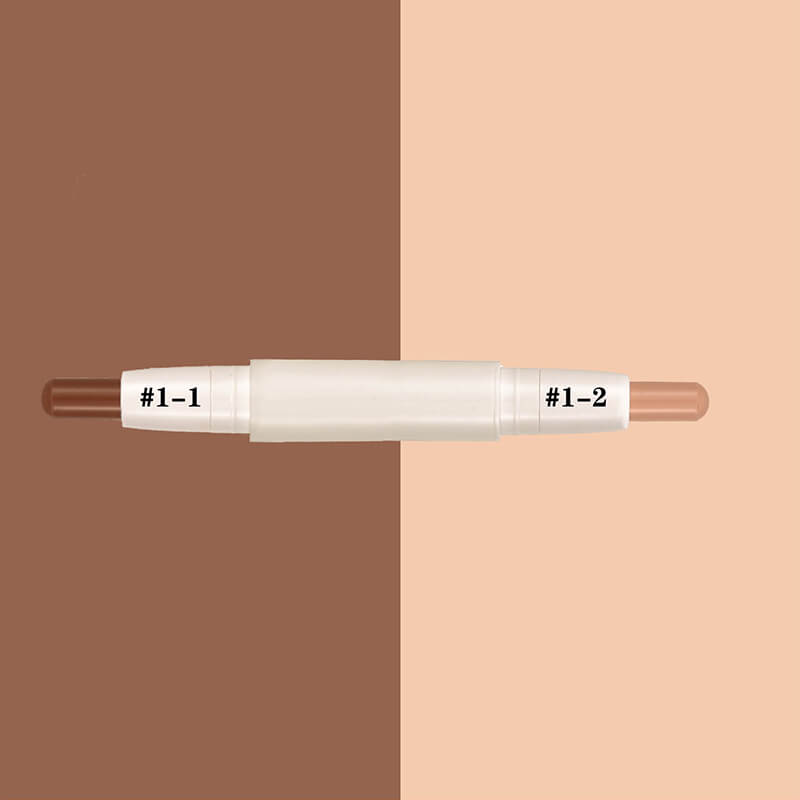 3 color contour stick double-ended nose shadow waterproof