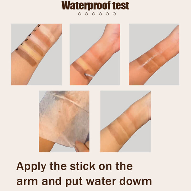3 color contour stick double-ended nose shadow waterproof
