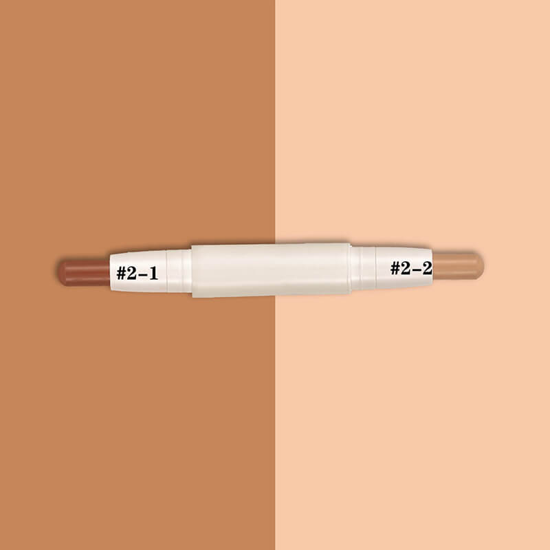 3 color contour stick double-ended nose shadow waterproof