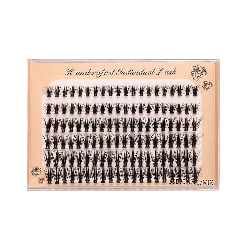 30D DIY eyelash segmented false eyelashes false lash six rows grafted