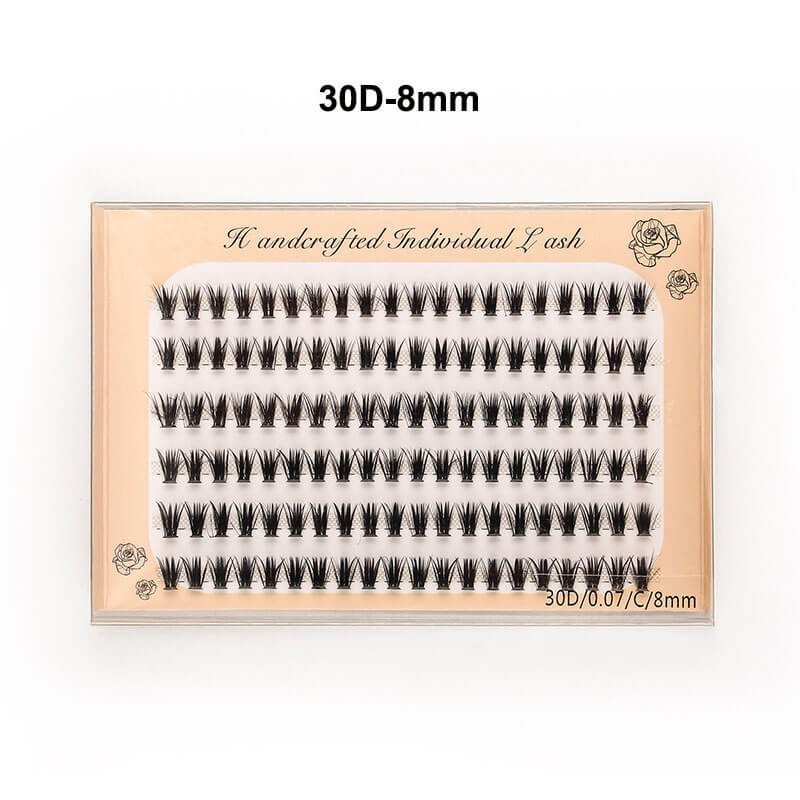 30D DIY eyelash segmented false eyelashes false lash six rows grafted