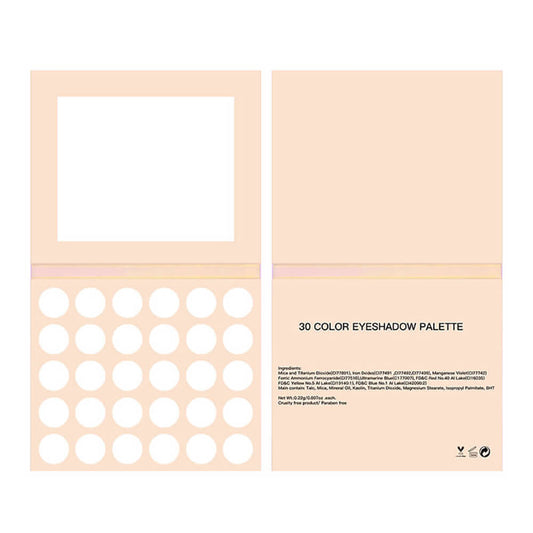 30 color DIY eyeshadow palette matte 26mm long lasting high pigmented