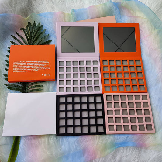 30 color DIY eyeshadow palette square color 22mm high pigmented waterproof