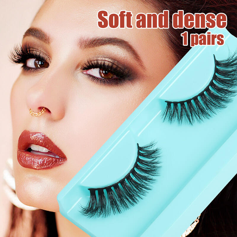 False eyelashes fake lash chemical fiber natural curling long wear