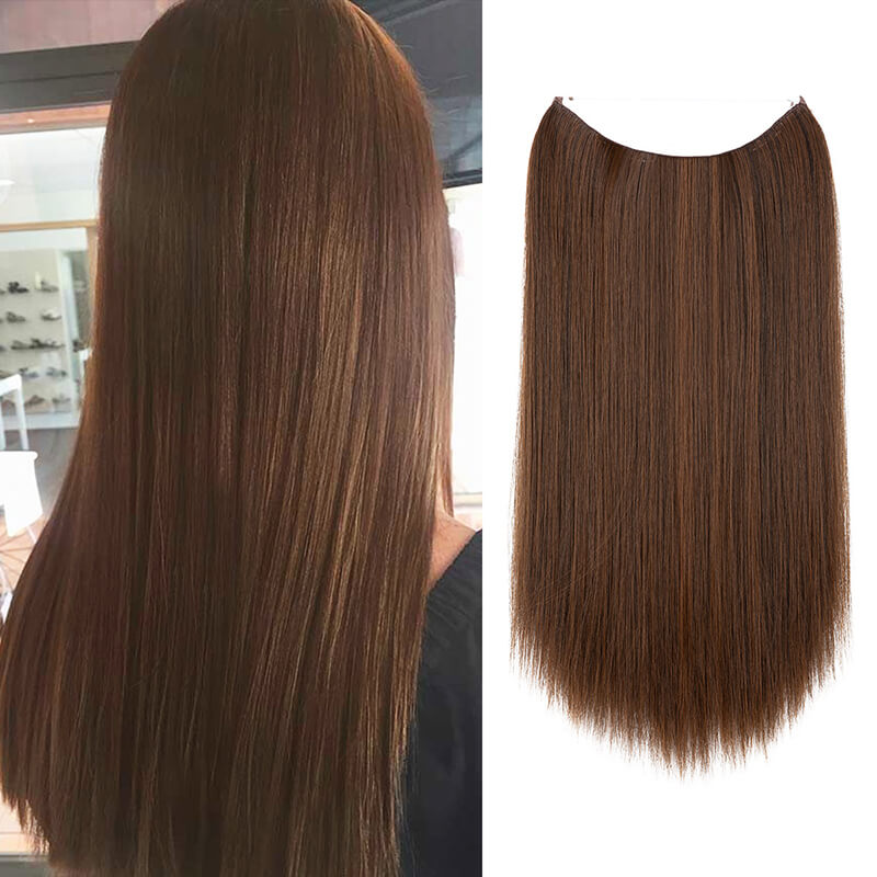 Hair extensions women wigs natural wig one-piece long straight hair