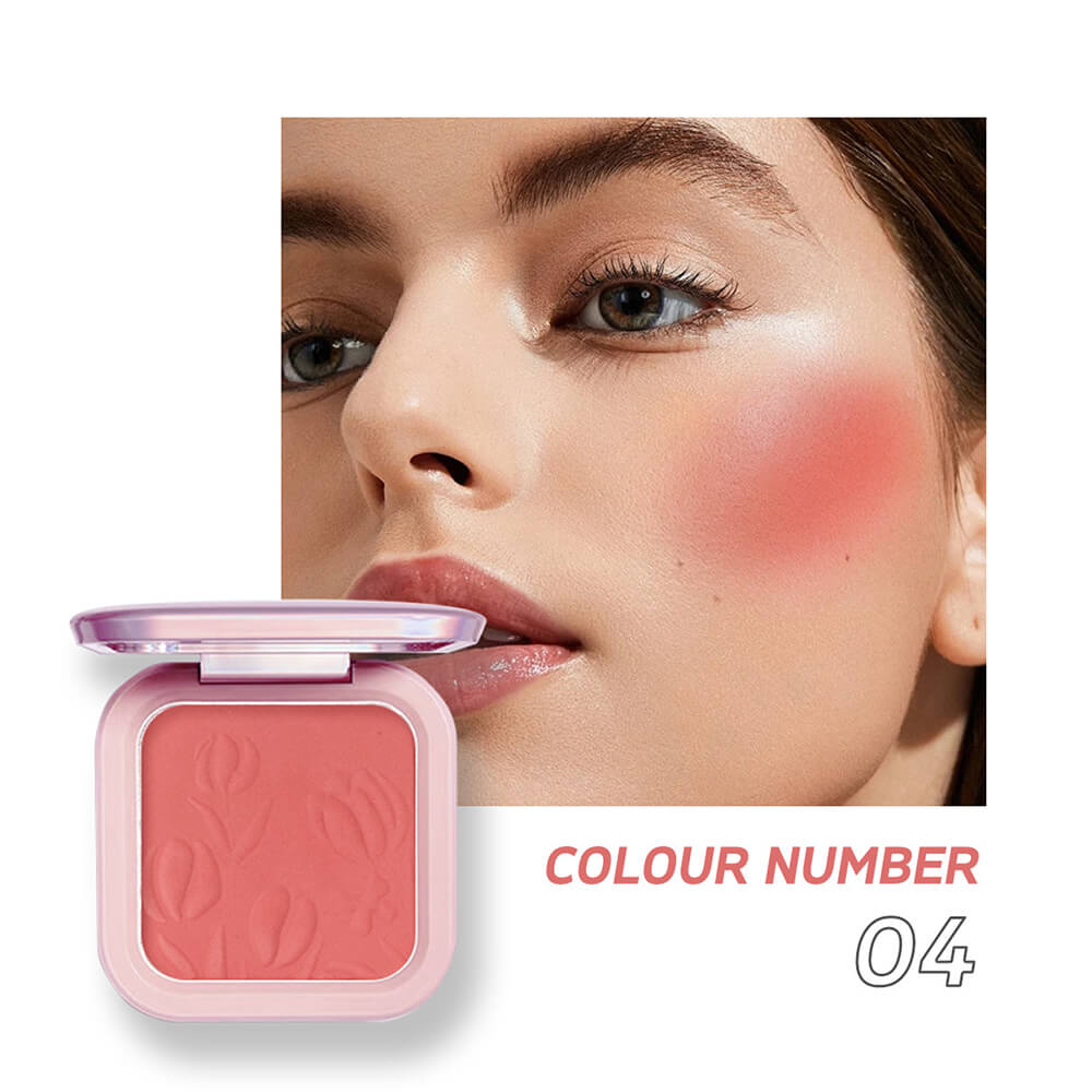 9 color blush palette cheek brighten powder high pigmented waterproof