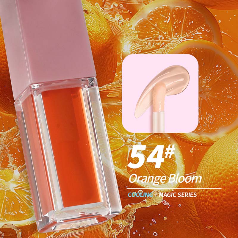 54 Color Lip Oil Botanical Moisturizing Lip Plumping Lip Gloss Color-changing Vegan