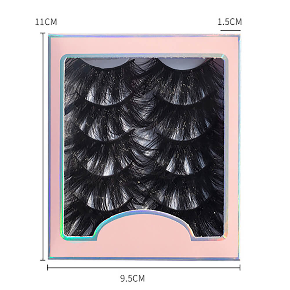 25mm 5D mink eyelashes false eyelash lengthen thicken volume