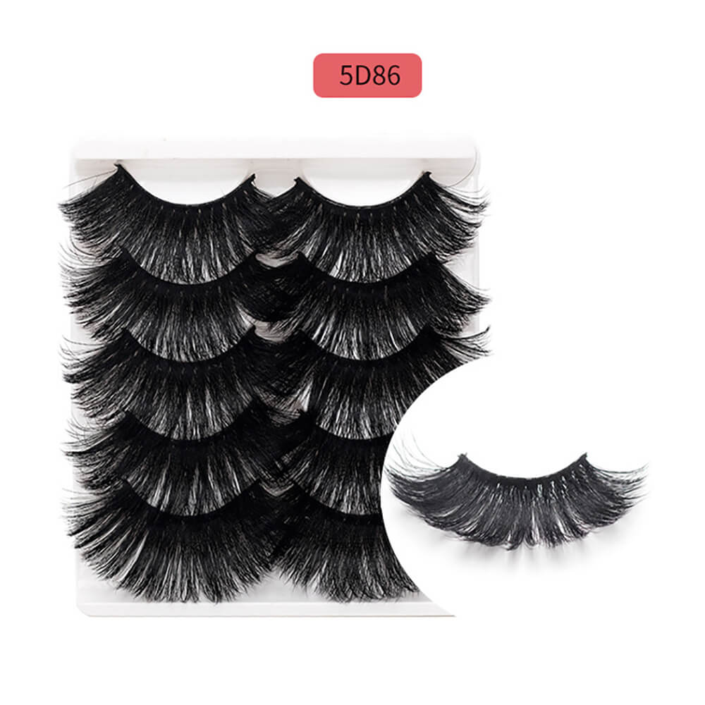 25mm 5D mink eyelashes false eyelash lengthen thicken volume