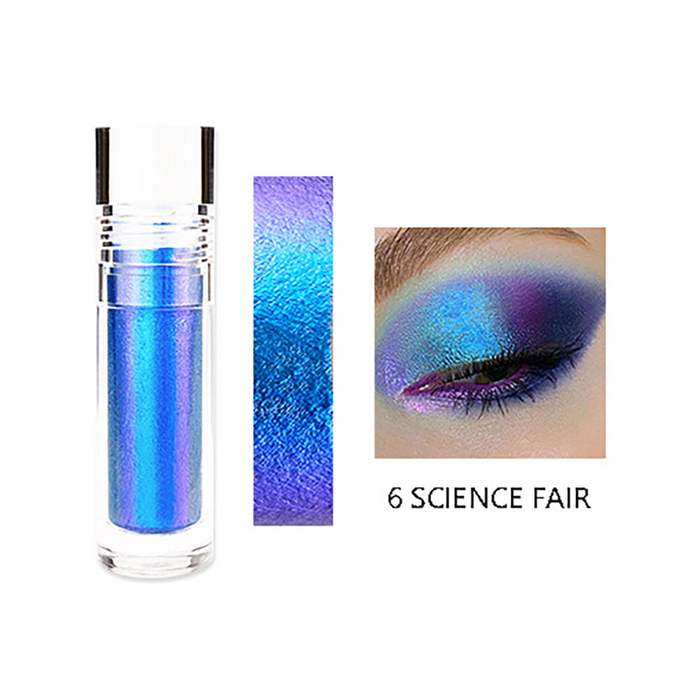 6 Color Chameleon Liquid Eyeshadow Metallic Highlighter Holographic Lipstick