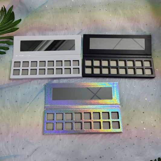16 Color Eyeshadow Palette Diy Square Color 22Mm Waterproof High Pigmented