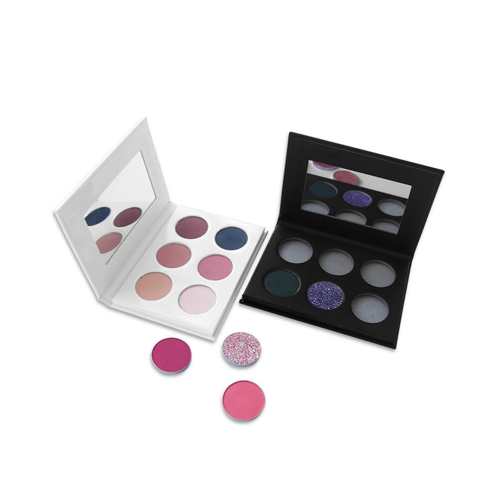 6 color DIY eyeshadow palette 26mm high pigmented long lasting