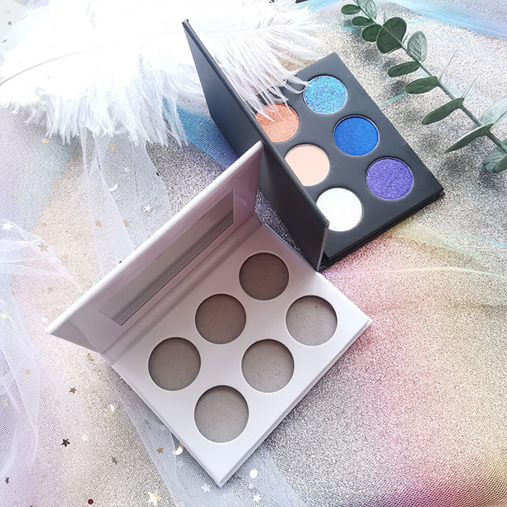 6 color DIY eyeshadow palette 26mm high pigmented long lasting