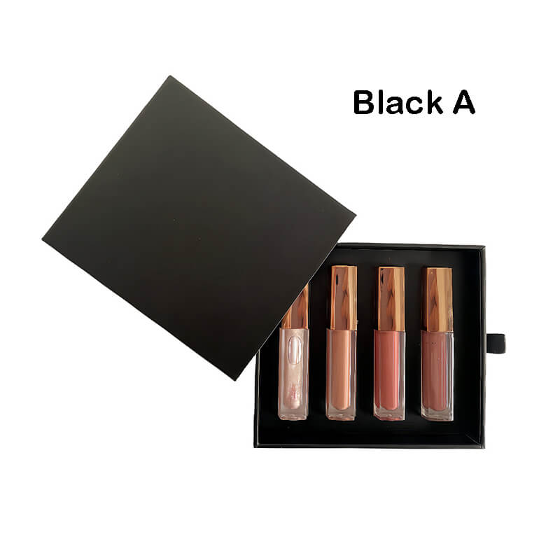 1 pcs lipgloss & 3 pcs matte liquid lipstick set waterproof long lasting