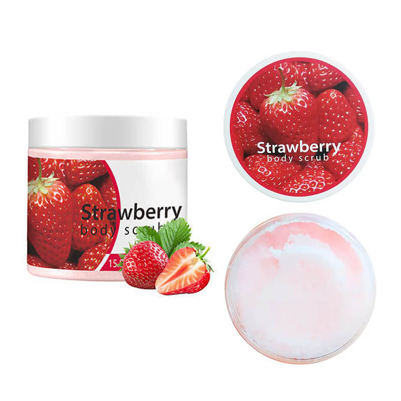 Sea salt scrub deep cleansing smooth exfoliate hydrating brighten skin