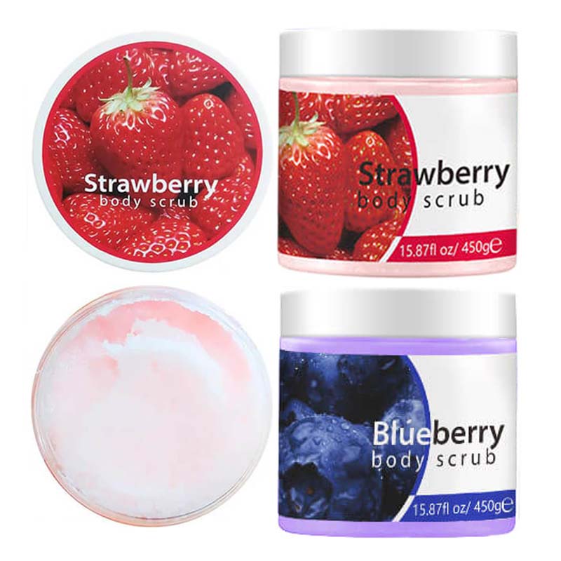 Sea salt scrub deep cleansing smooth exfoliate hydrating brighten skin