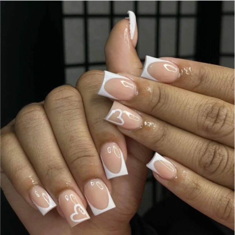Press on nails fake nails removable nail art reuseable nail pieces