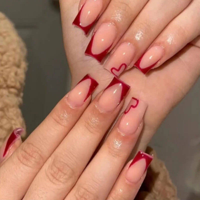 Press on nails fake nails removable nail art reuseable nail pieces
