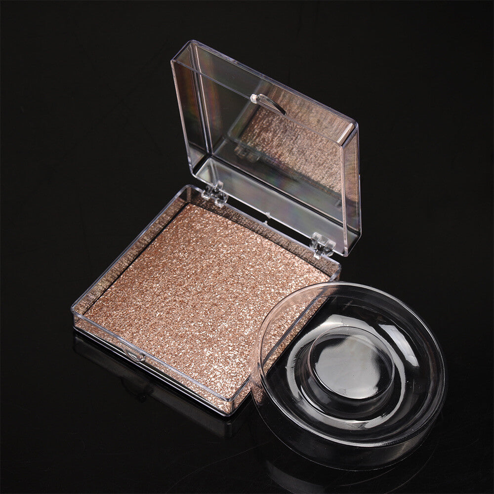 13 color square eyelash box empty packaging box thickened single pair