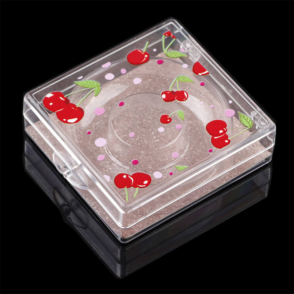12 color cherry eyelash box square empty packaging box creative new