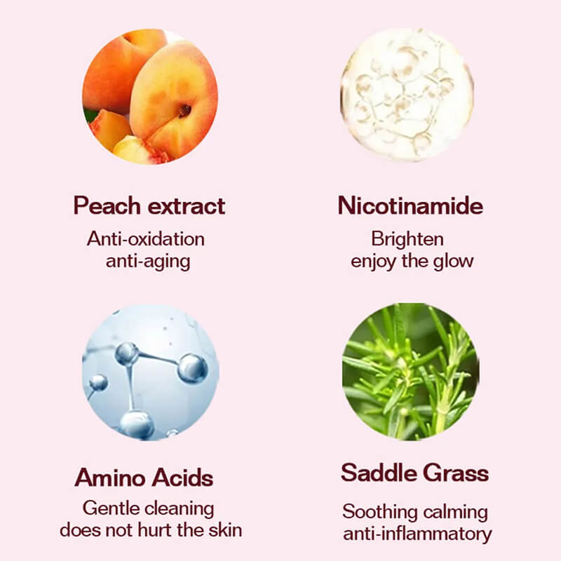 Facial cleansing soap plant essential oil cat claw amino acid handmade