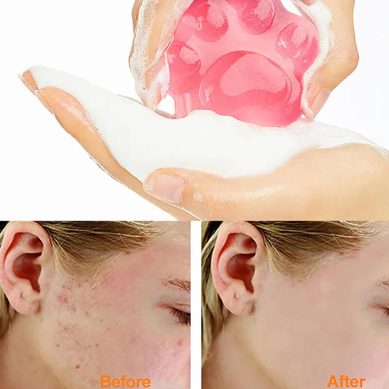 Facial cleansing soap plant essential oil cat claw amino acid handmade