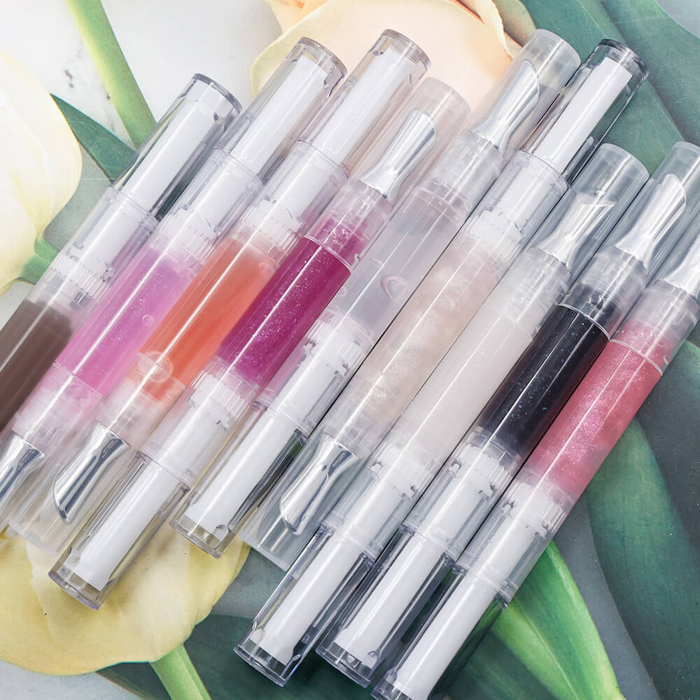 14 color lip oil magic color changing moisturizing vegan shimmer lip tint oil