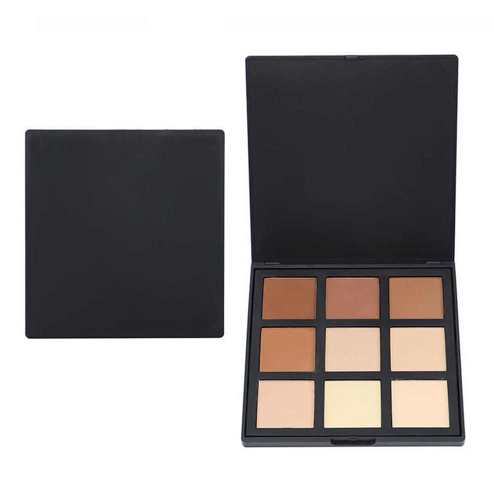 9 color contour palette pressed powder bronzer natural