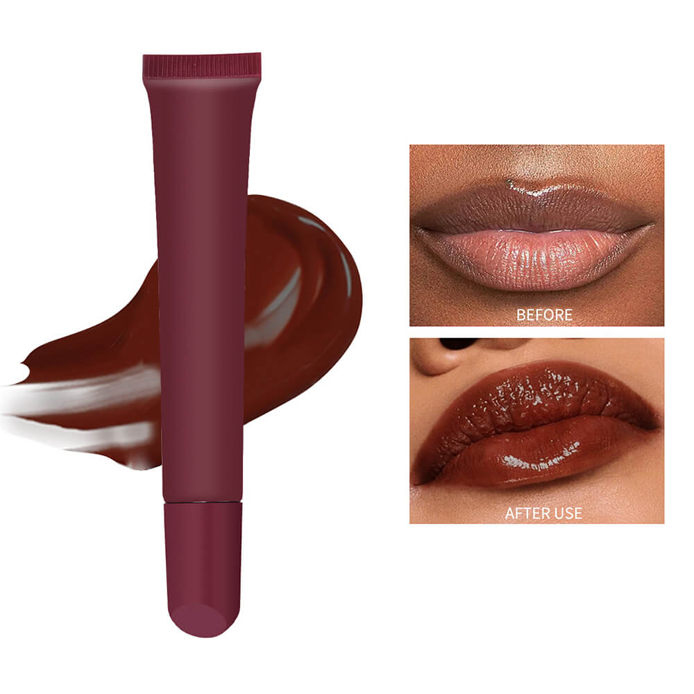 5 color polypeptide lip gloss moisturizing nourishing squeeze lip oil vegan