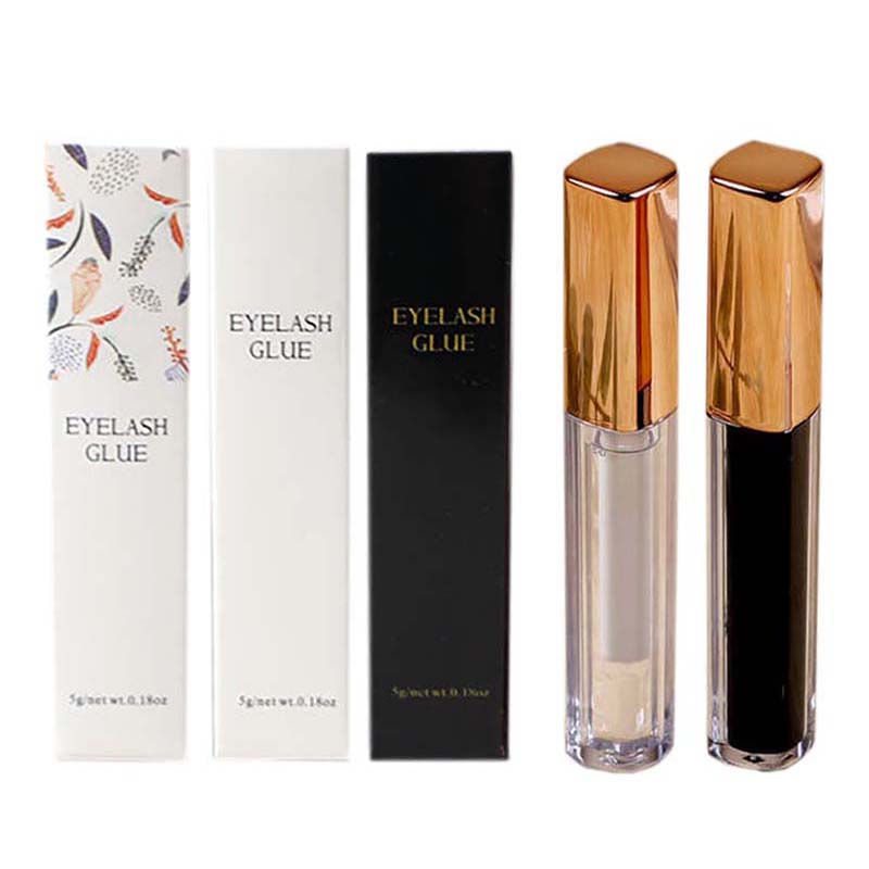 False eyelash glue fast dry glue waterproof rose gold tube