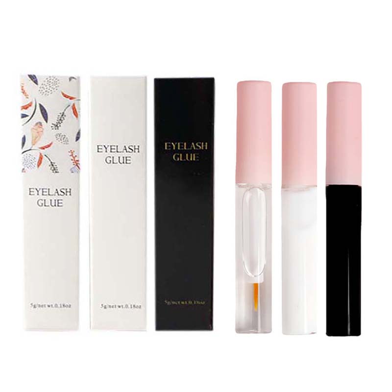 False eyelash glue double eyelid glue fast dry pink bottle