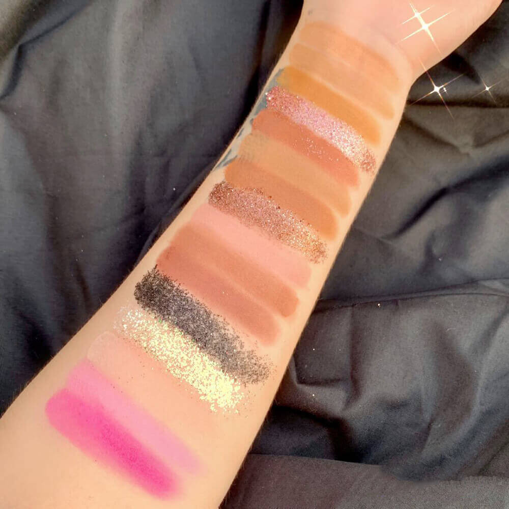 36 color eyeshadow palette book 2 pages high pigmented vegan