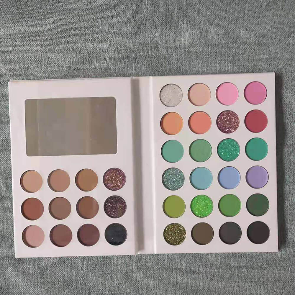 36 color eyeshadow palette book 2 pages high pigmented vegan