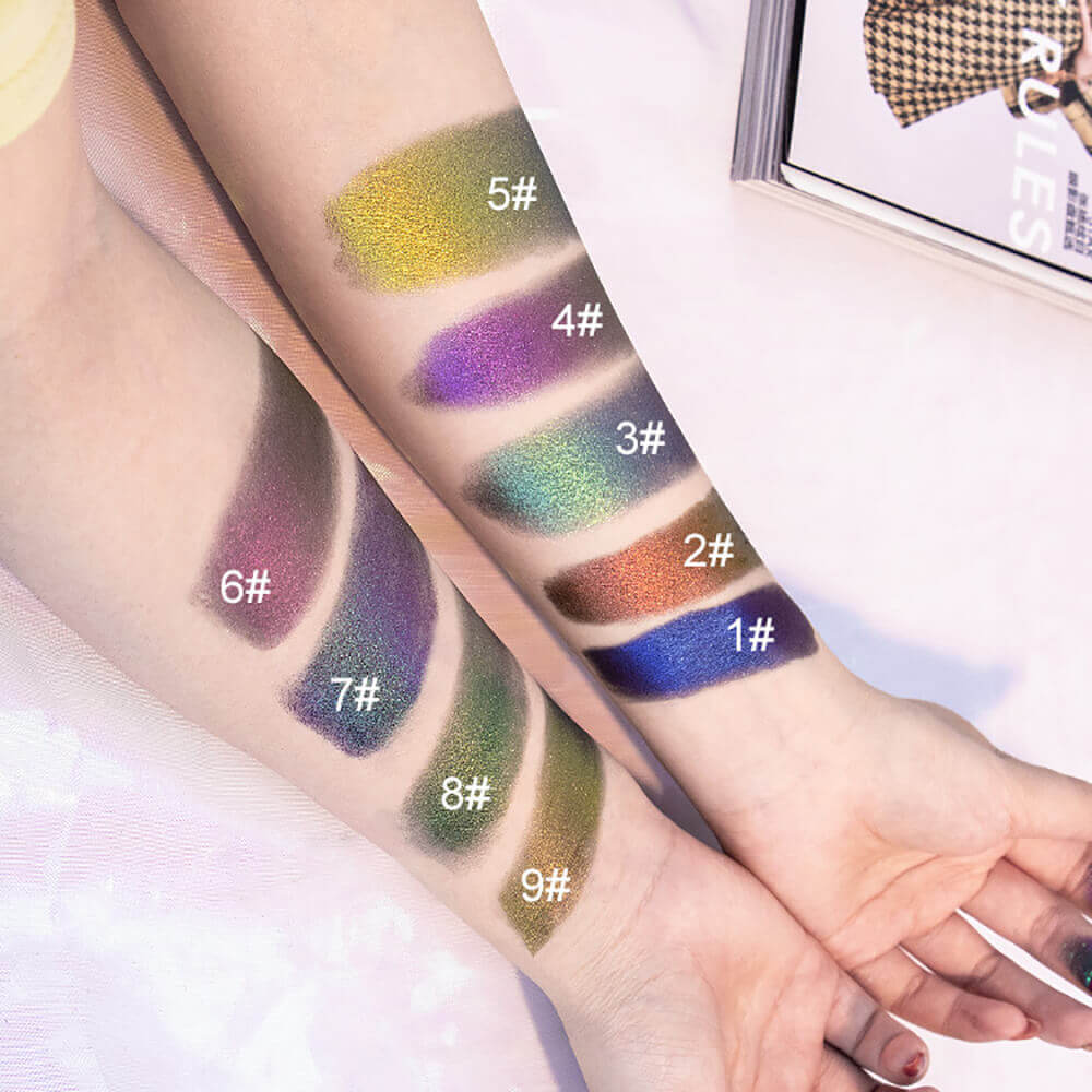 9 color eyeshadow chameleon eye powder high pigmented