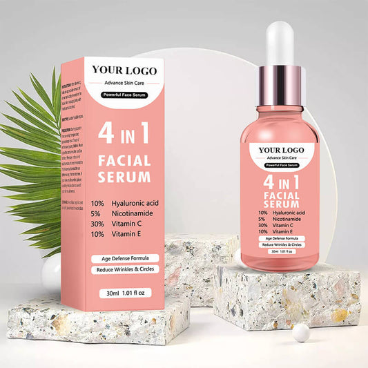 Face serum anti aging vitamin C essence hyaluronic acid nourishing 30ml