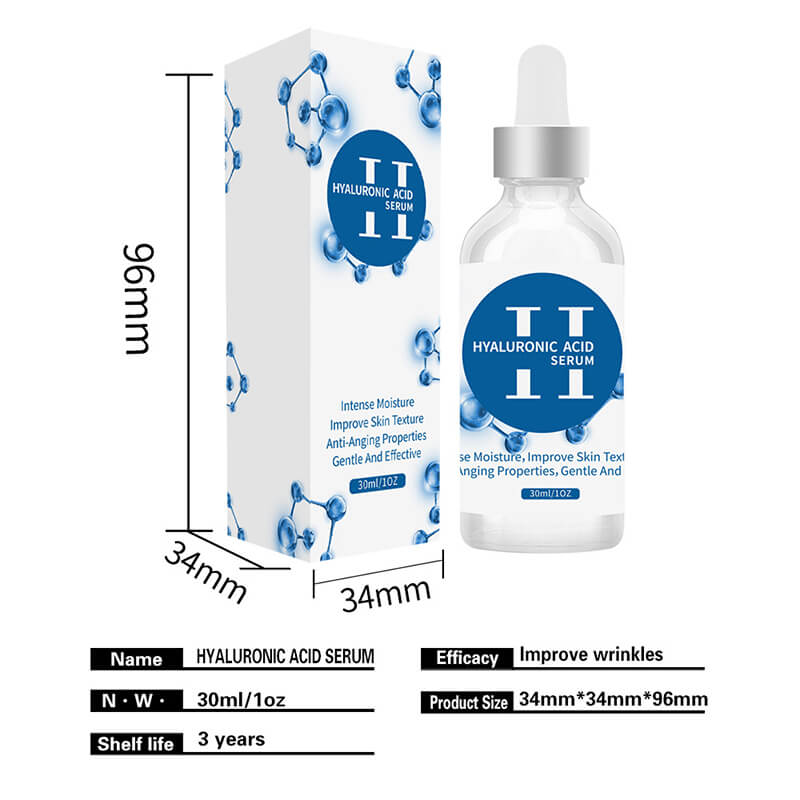 Hyaluronic acid face serum retinol moisturize shrink pore anti aging 30ml