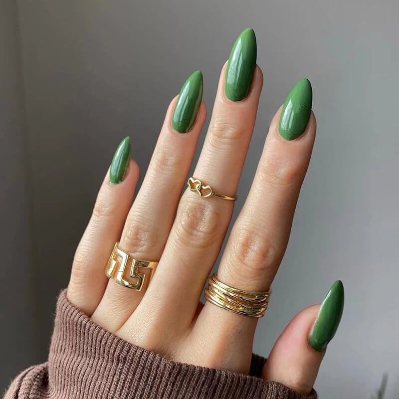 Wearable press on nails solid color nail pieces nail art nail patches