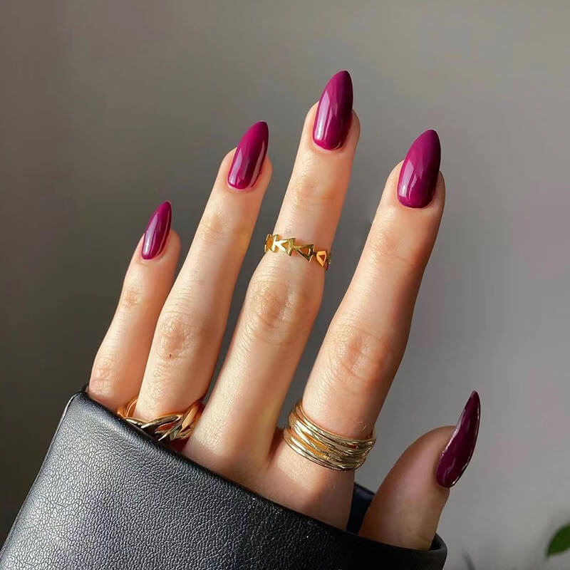 Wearable press on nails solid color nail pieces nail art nail patches