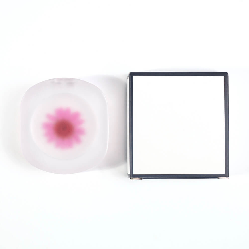 2 color jelly blush rouge cream lip cheek lipstick permanent real flower temperature change
