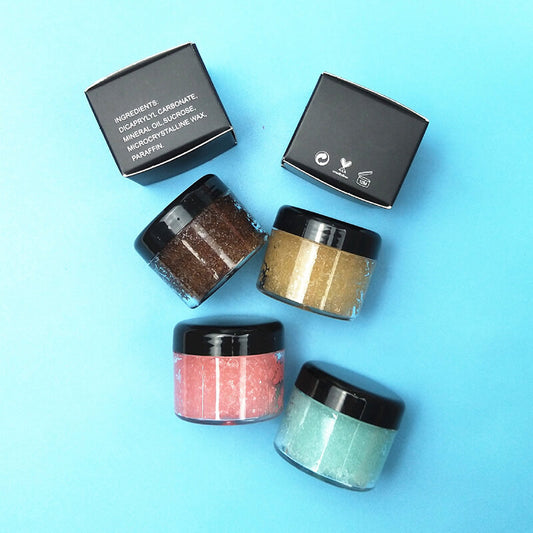 4 color lip scrub exfoliateng nourishing moisturizing lip care