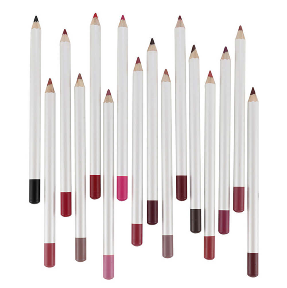 25 color matte lip liner lip color pencil white high pigmented