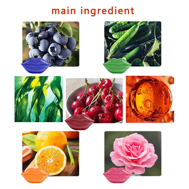 6 color lip mask natural moisturizing nourishing anti-ageing