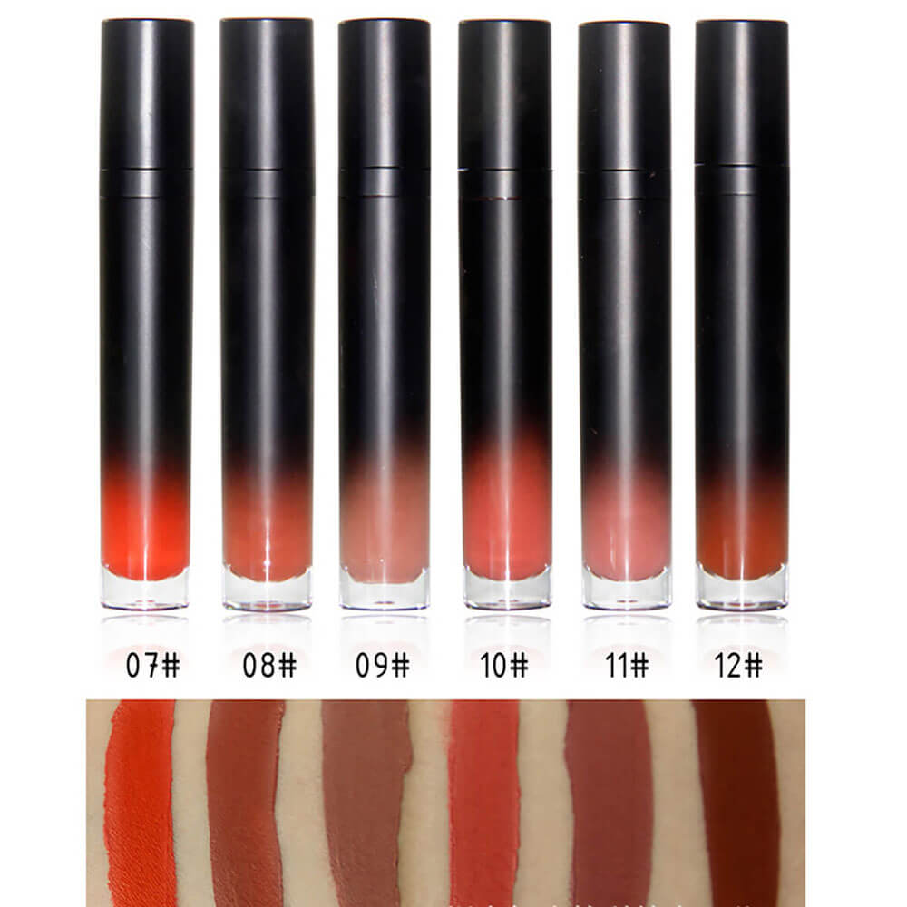 12 color liquid lipstick matte non-stick long lasting
