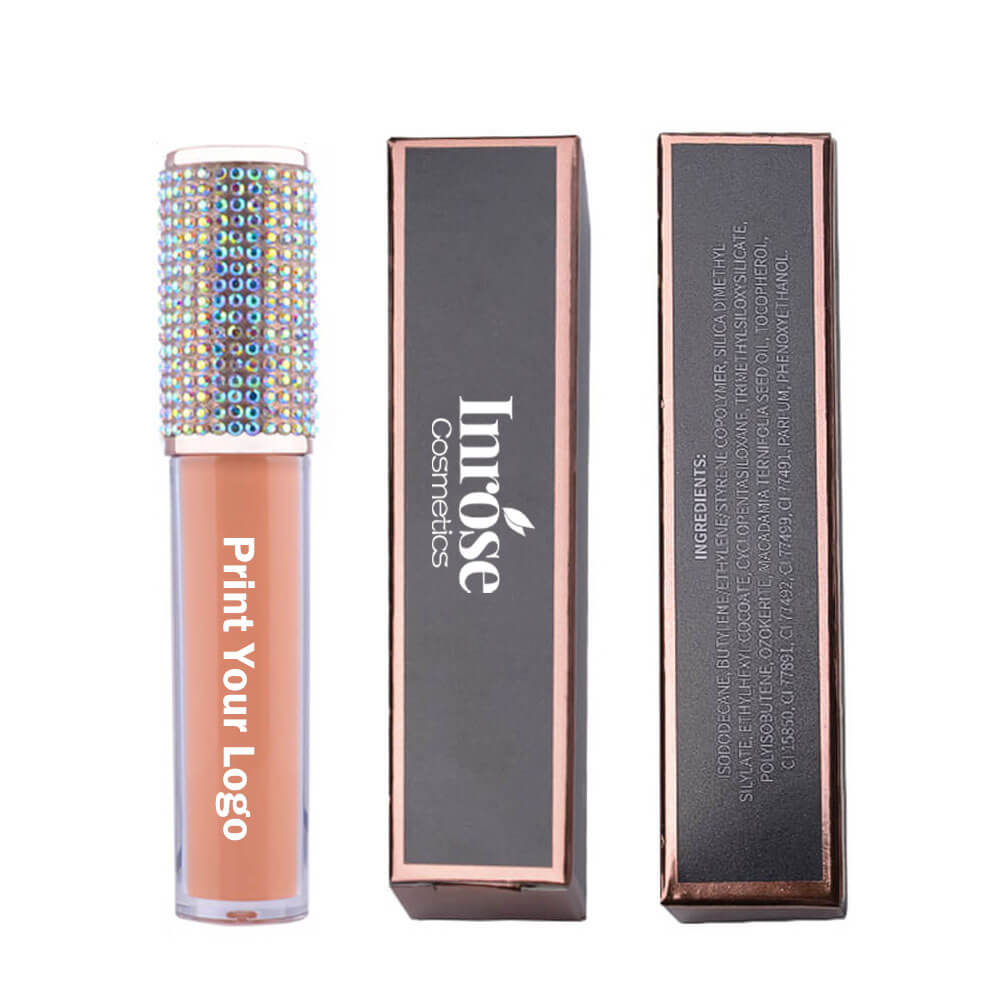 24 color liquid lipstick non-stick matte diamond tube