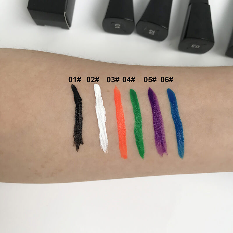 6 color liquid eyeliner magnetic eye line eiffel tower long lasting waterproof