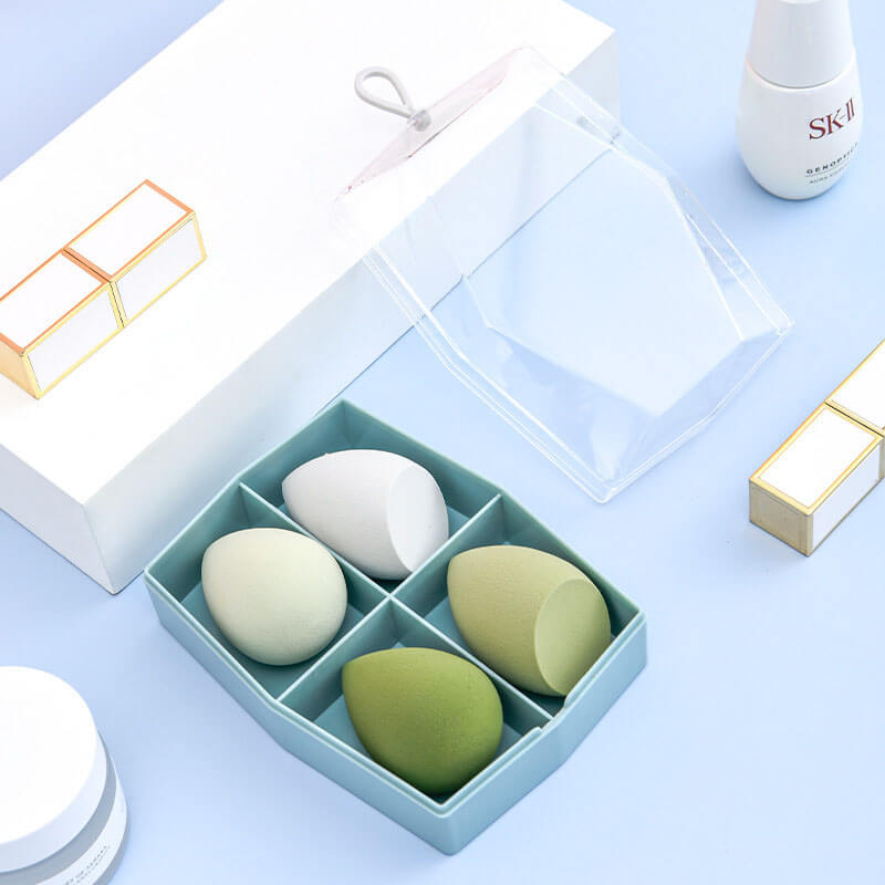 4 in 1 makeup sponge soft beauty blender powder puff various colors